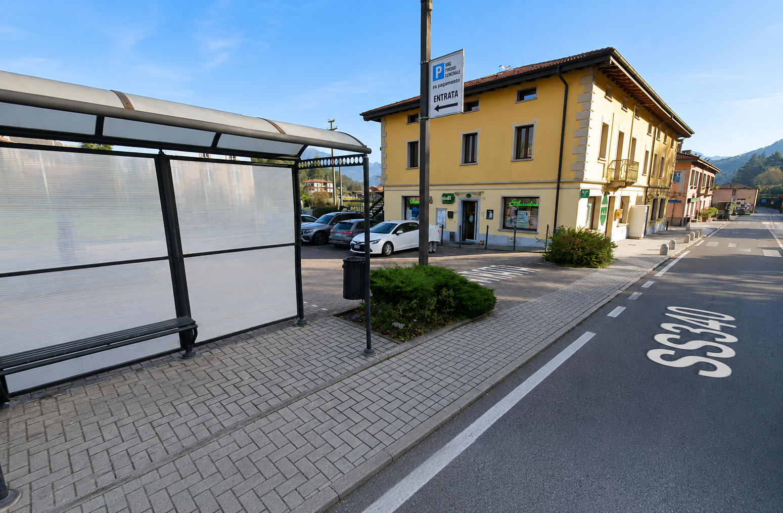 Fermata dell'autobus Grandola-Lugano